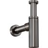 Crosswater UNION Bottle Trap Brushed Black Chrome