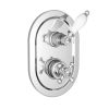 Just Taps Vintage Concealed Shower Valve - Chrome
