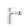 KWC Domo single lever monobloc with pull-out spray with SPRAYCLEAN