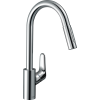 Hansgrohe Focus with Pull-out Spray Single Lever Swivel Spout 240 Chrome Kitchen