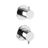 Just Taps Modular Thermostatic Concealed 2 Outlet Shower Valve Chrome