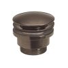 Crosswater UNION Basin Click Clack Waste Brushed Black Chrome
