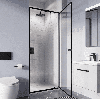 Crosswater Shower Enclosures Clear 6 Matt Black Pivot Door 900mm
