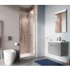 Crosswater Shower Enclosures Clear 6 Silver Bi-fold Door 800mm