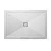 Crosswater Stone Resin Shower Trays 25mm Central Waste Rectangular 760 x 1400mm