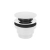 Crosswater MPRO Matt White Universal Basin Click Clack Waste