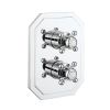 Crosswater Belgravia Chrome Crosshead Crossbox 1 Outlet Trim Set