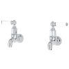 Perrin And Rowe Mayan Wall Mounted Kitchen Taps With Lever Handles