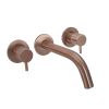 Just Tap Vos 3 hole basin mixer wall mounted