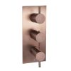 Just Tap VOS Thermostatic Concealed 3 Outlet Shower Valve, Vertical