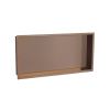 Just Taps Brushed Bronze Shower Niche 600 x 300mm