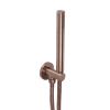 Just Tap VOS Round Water Outlet with Holder Plastic Hose Slim Hand Shower