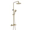 Just Tap VOS Thermostatic bar valve with 2 outlets, adjustable riser and shower kit Cool Touch