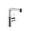 KWC Ava single lever monobloc with pull-out spray with JETCLEAN