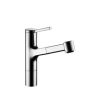 KWC Ava single lever monobloc with pull-out spray with JETCLEAN