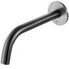 Just Taps Vos Slim Bath / Basin Spout 200mm-Brushed Black
