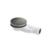 Just Taps Vos Brushed Black Slim Shower Waste