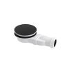 Just Taps Vos Slim Shower Waste-Matt Black
