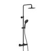 Just Tap VOS Thermostatic bar valve with 2 outlets, adjustable riser and shower kit Cool Touch