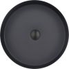 Just Taps Vos Matt Black Grade 316 Stainless Steel Counter Top Basin-Round
