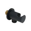 Just Taps Water outlet elbow Matt Black
