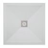 Crosswater Stone Resin Shower Trays 25mm Central Waste Square 900 x 900mm