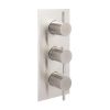 Just Taps Inox Thermostatic Concealed 2Outlet Shower Valve