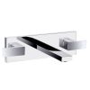 Just Taps Athena Wall Mounted Basin Mixer Without Pop-up Waste