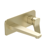 Just Taps HIX Single Lever Wall Mounted Basin Mixer – Brushed brass