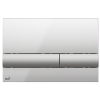 Alca Basic Flush Plate – Chrome/Matt Chrome