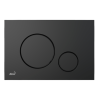 Alca Thin Flush Plate (Round) - Matt Black