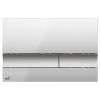 Alca Basic Flush Plate – Matt Chrome