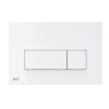 Alca Thin Flush Plate (Rectangular) - White