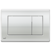 Alca Basic Flush Plate (rectangular) - polished Chrome