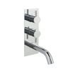 Just Taps Florence Thermostatic Concealed 2 Outlets Shower Valve With Spout
