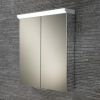 HIB Flare LED Aluminium Bathroom Cabinet with Mirror Sides