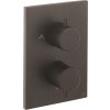 Crosswater MPRO Matt Black Crossbox 2 Outlet Multi-flow Trim Set 1510 Valve