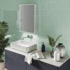 HIB Exos Mirrored LED Cabinet 50cm x 70cm x 12.2cm
