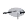 Just Taps Ovaline Concealed Wall Mounted Basin Mixer with Spout