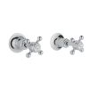 Just Taps Grosvenor Cross Wall Valves 1/2