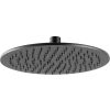 Just Taps VOS Round Fixed Overhead shower 300mm-Matt Black