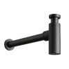 Just Taps VOS Bottle Trap 345mm Extension Pipe-Matt Black