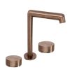 Just Taps Evo 3 hole deck mounted basin mixer