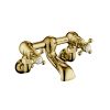 Just Taps Grosvenor Cross Antique Brass Edition Filler Wall Mounted
