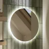 HIB Theme Adjustable Lighting Round 50cm Bathroom Mirror