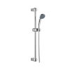 Just Taps Ruby slide rail kit Single Function Handset - Chrome