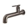 Crosswater UNION Single Hole Wall Mounted Basin Set Brushed Black Chrome
