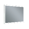 Just Taps Image Rectangular LED Illuminated Bathroom Mirror 600mm H x 800mm W - Chrome