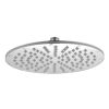 Just Taps Round Rain Fixed Shower Head 300mm Diameter-Chrome