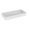Saneux ICON 100x45cm countertop washbasin 1TH - Gloss White